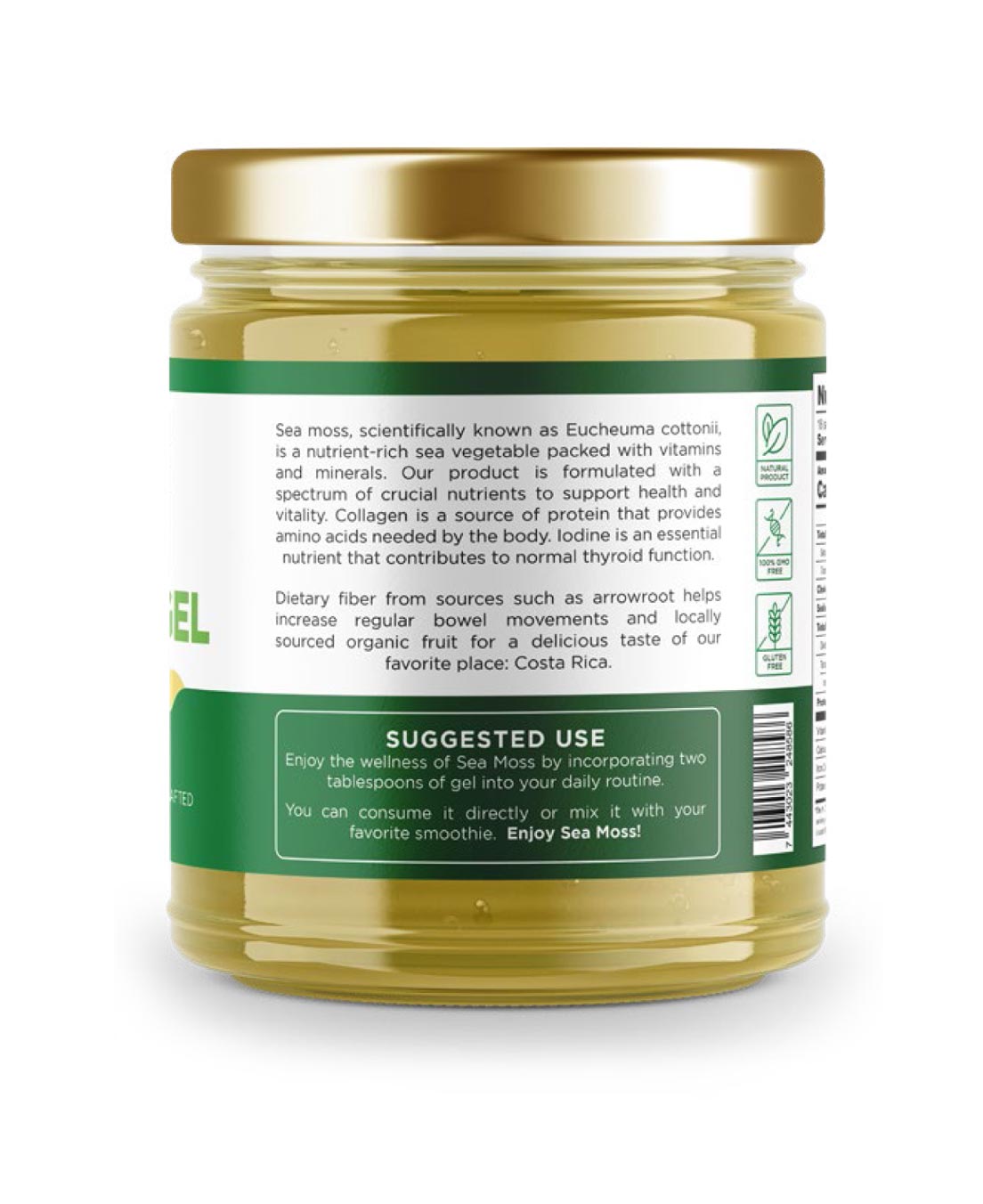 Sea Moss gel with Banana-Pure Plant Plus