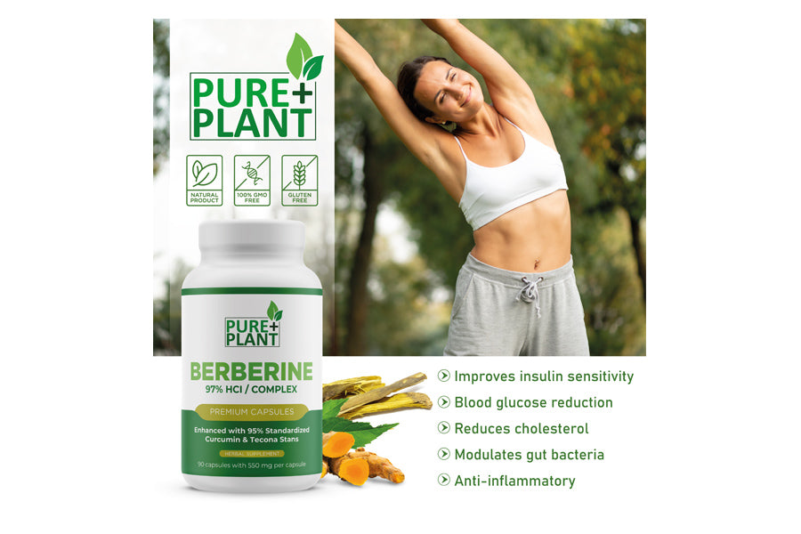 Berberine HCI Capsules-Pure Plant Plus