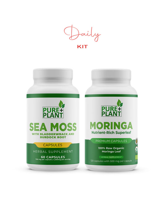 Daily Kit - Sea Moss + Moringa - Pure Plant Plus