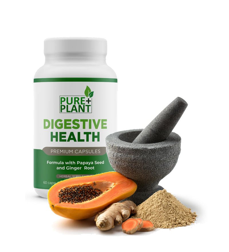 Digestive Health -Papaya and Ginger - Pure Plant Plus