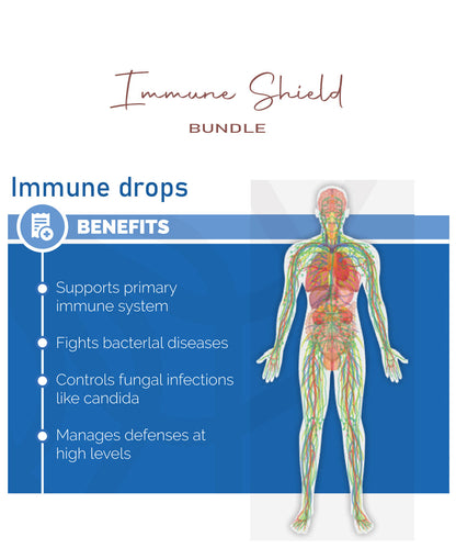 Immune Shield bundle-Sea Moss with Elderberry & Immune drops -Pure Plant Plus