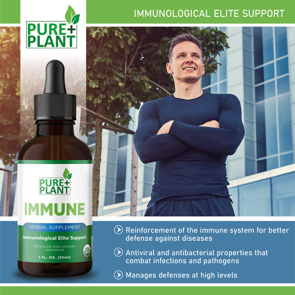 Immune Shield bundle-Sea Moss with Elderberry & Immune drops -Pure Plant Plus