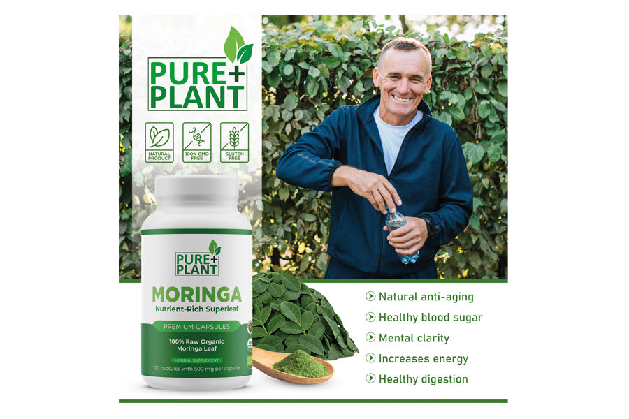 Moringa Capsules-From Costa Rica - Pure Plant Plus