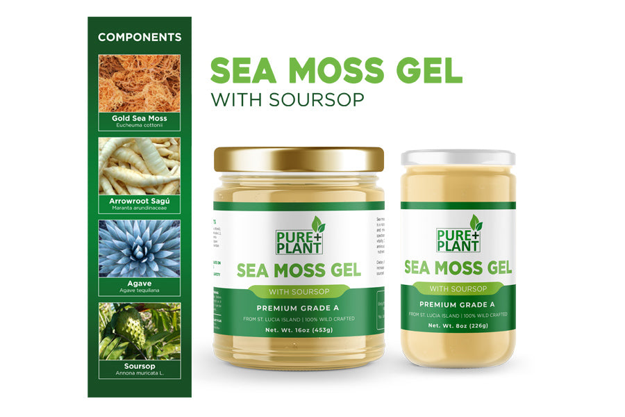 Sea Moss gel with Soursop-Pure Plant Plus
