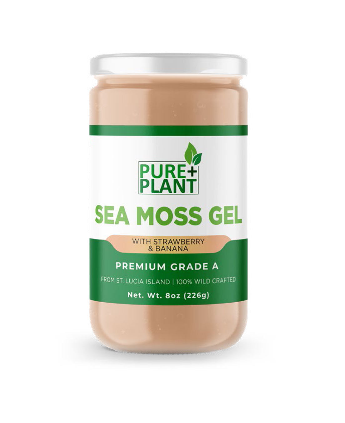 Sea Moss Gel with Strawberry and Banana - Pure Plant Plus