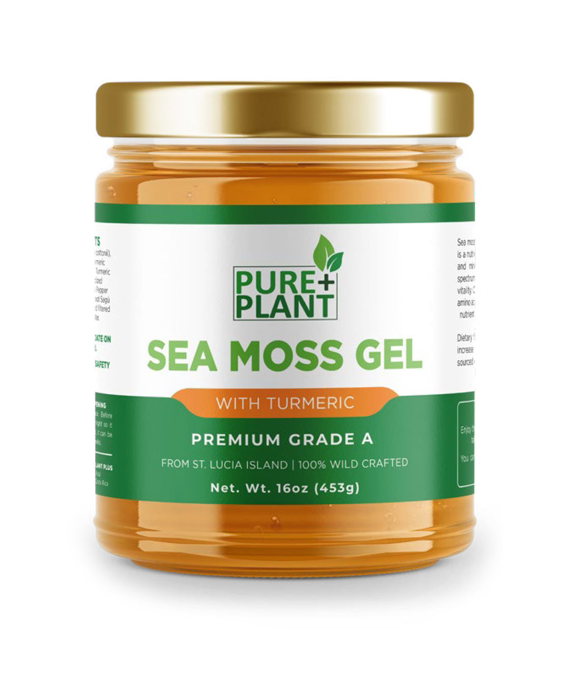 Sea Moss Gel with Turmeric - Pure Plant Plus