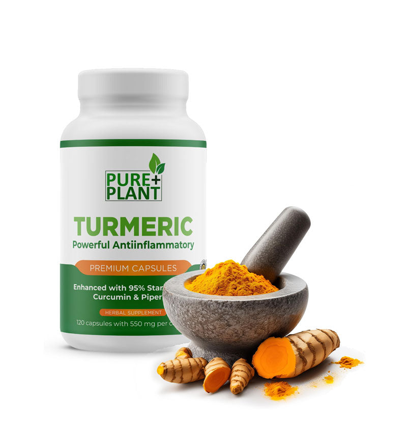 Turmeric Capsules-ANTIINFLAMMATORY-Pure Plant Plus